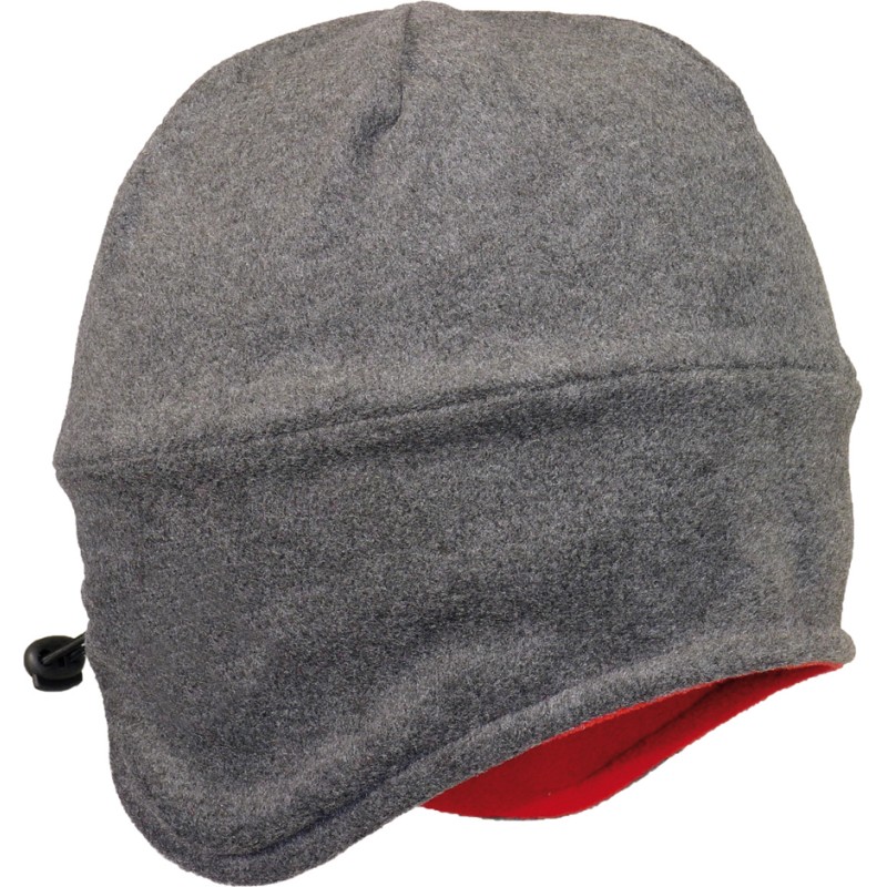 Bonnet enfant polar reversible bicolore + lien de serrage