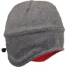 Bonnet enfant polar reversible bicolore + lien de serrage