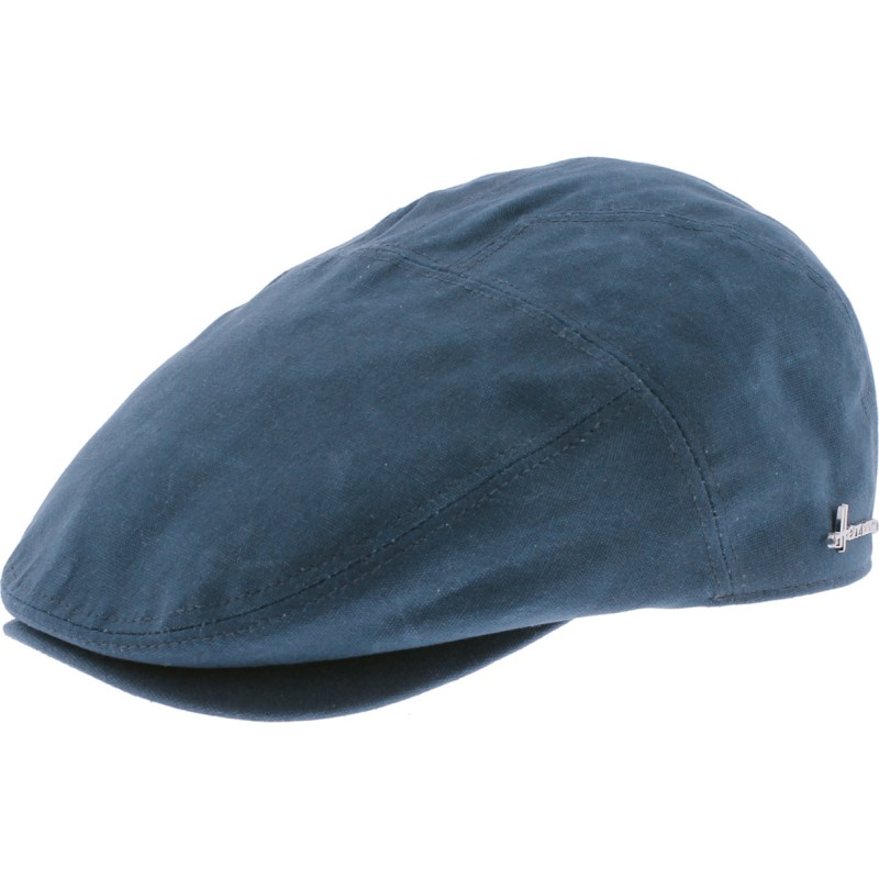 Casquette plate imperméable en coton huilé Casquette plate imperméable en coton huilé
