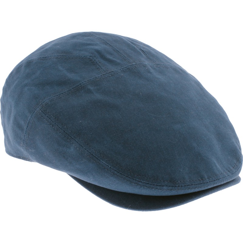 Casquette plate imperméable en coton huilé Casquette plate imperméable en coton huilé