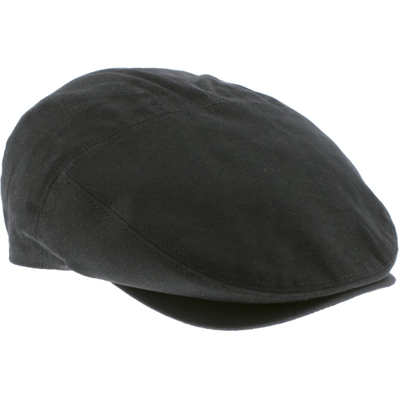Casquette plate imperméable en coton huilé Casquette plate imperméable en coton huilé