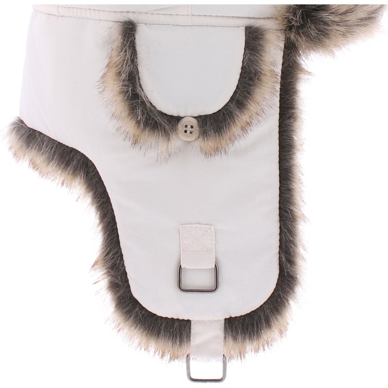 Chapka en fausse fourrure, avec 2 positions de fermeture Chapka en fausse fourrure, avec 2 positions de fermeture