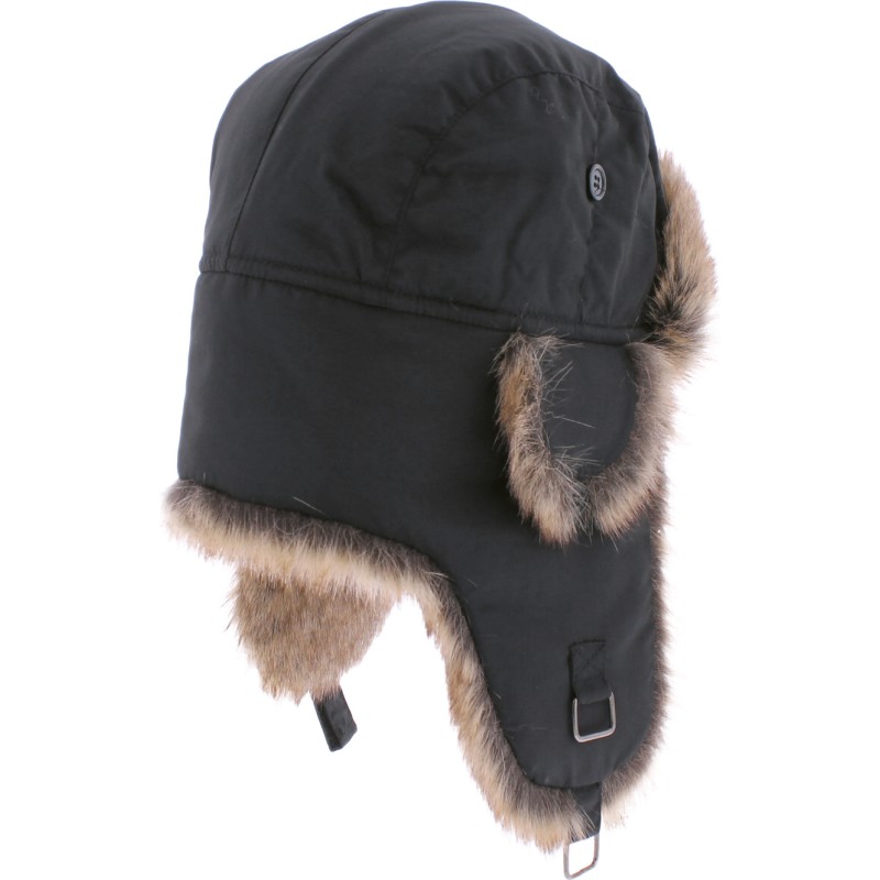 Chapka en fausse fourrure, avec 2 positions de fermeture Chapka en fausse fourrure, avec 2 positions de fermeture