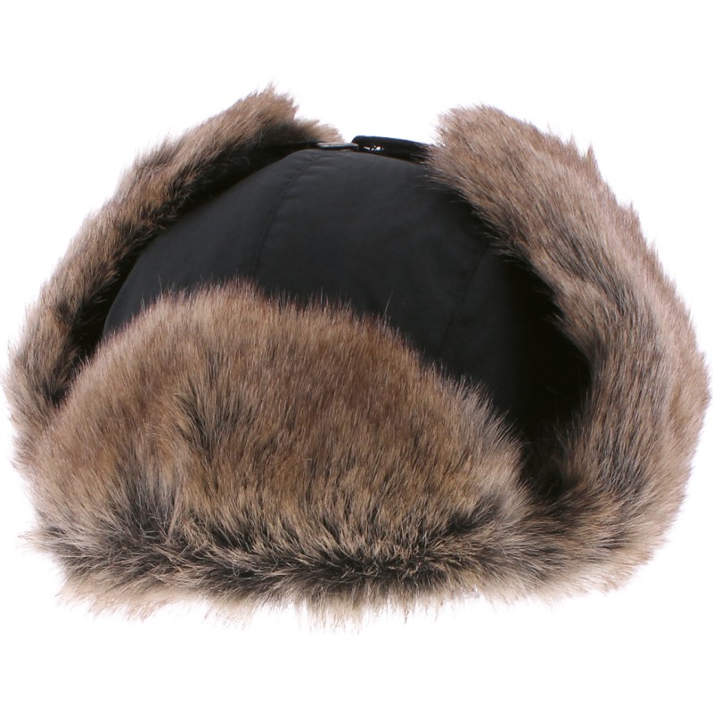 Chapka en fausse fourrure, avec 2 positions de fermeture Chapka en fausse fourrure, avec 2 positions de fermeture