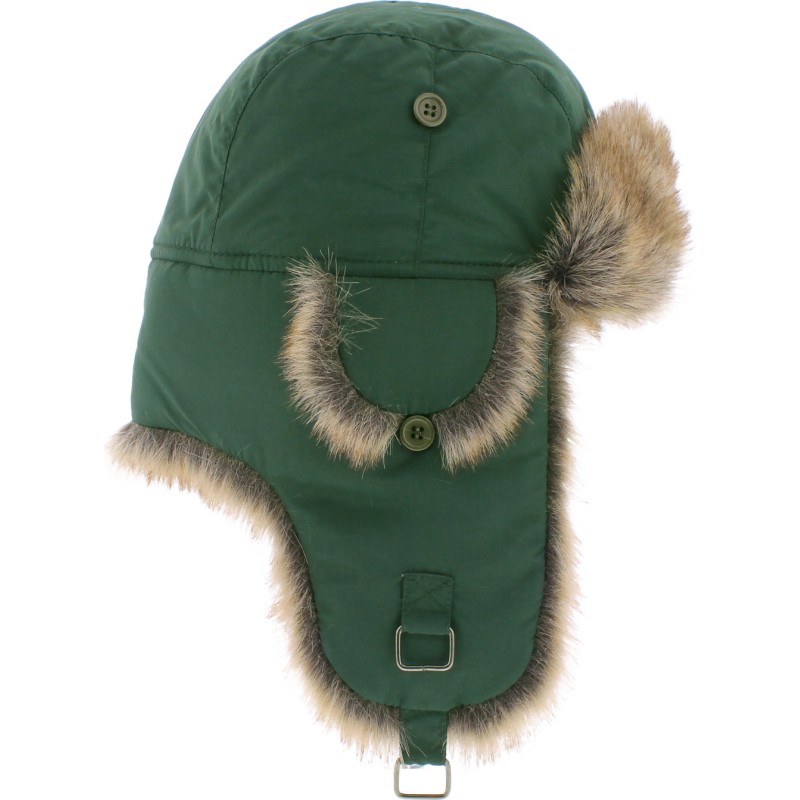 Chapka en fausse fourrure, avec 2 positions de fermeture Chapka en fausse fourrure, avec 2 positions de fermeture