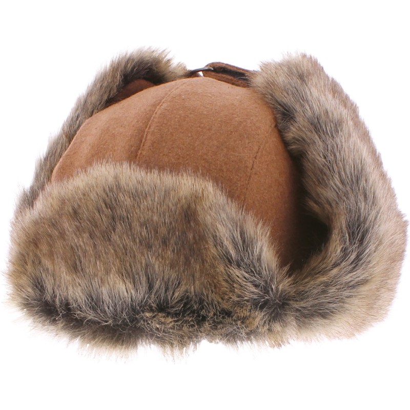 Chapka en fausse fourrure, avec 2 positions de fermeture Chapka en fausse fourrure, avec 2 positions de fermeture