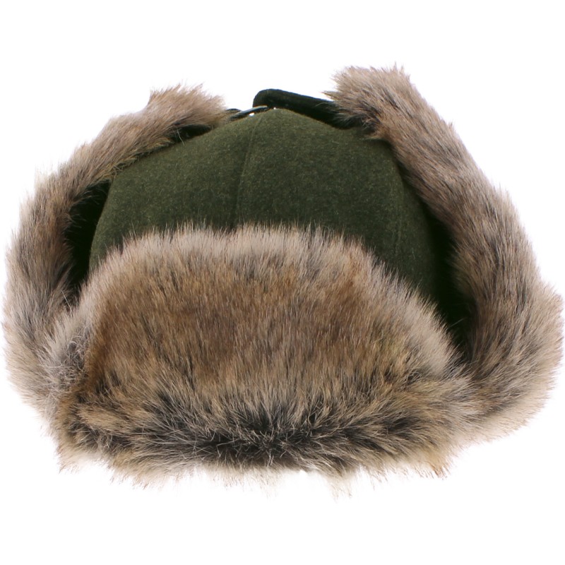 Chapka en fausse fourrure, avec 2 positions de fermeture Chapka en fausse fourrure, avec 2 positions de fermeture