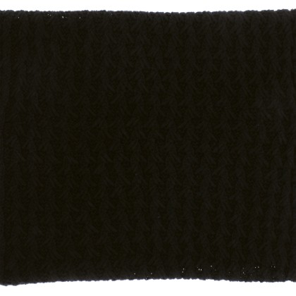 echarpe tour de cou en maille coloris noir