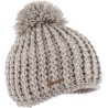 bonnet enfant pompon coloris perle