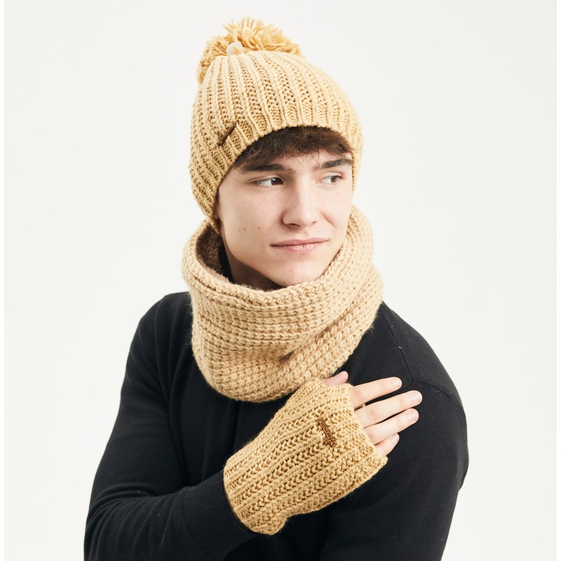 mitaines gants en maille polyester recyclé