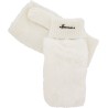mitaines en fausse fourrure hiver chaud