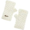 mitaines gants ouvert en maille herman, doublure en plush doux