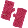 mitaines en maille torsadee