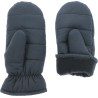 Plain quilted mittens
