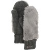 Moufle en fausse fourrure