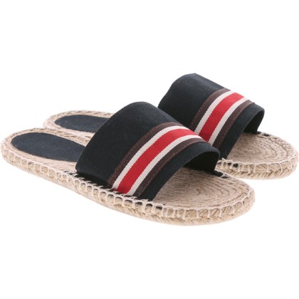 Sandale bicolore en coton