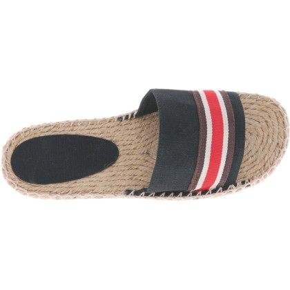 Sandale bicolore en coton