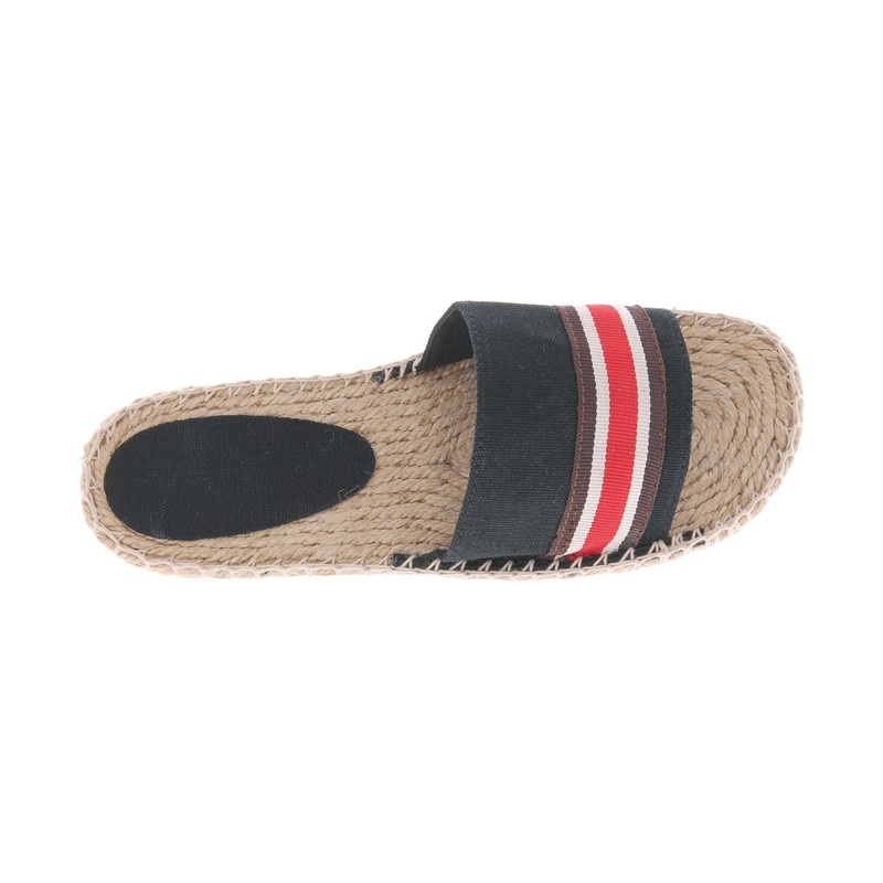 Sandale bicolore en coton