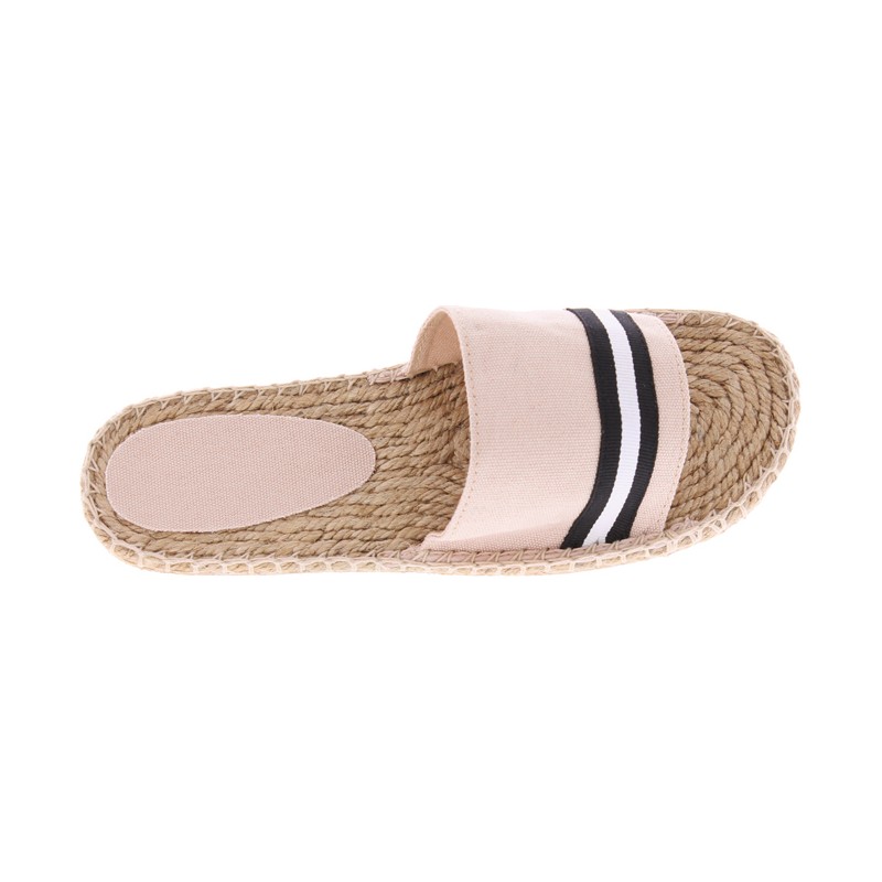 Sandale bicolore en coton Sandale bicolore en coton