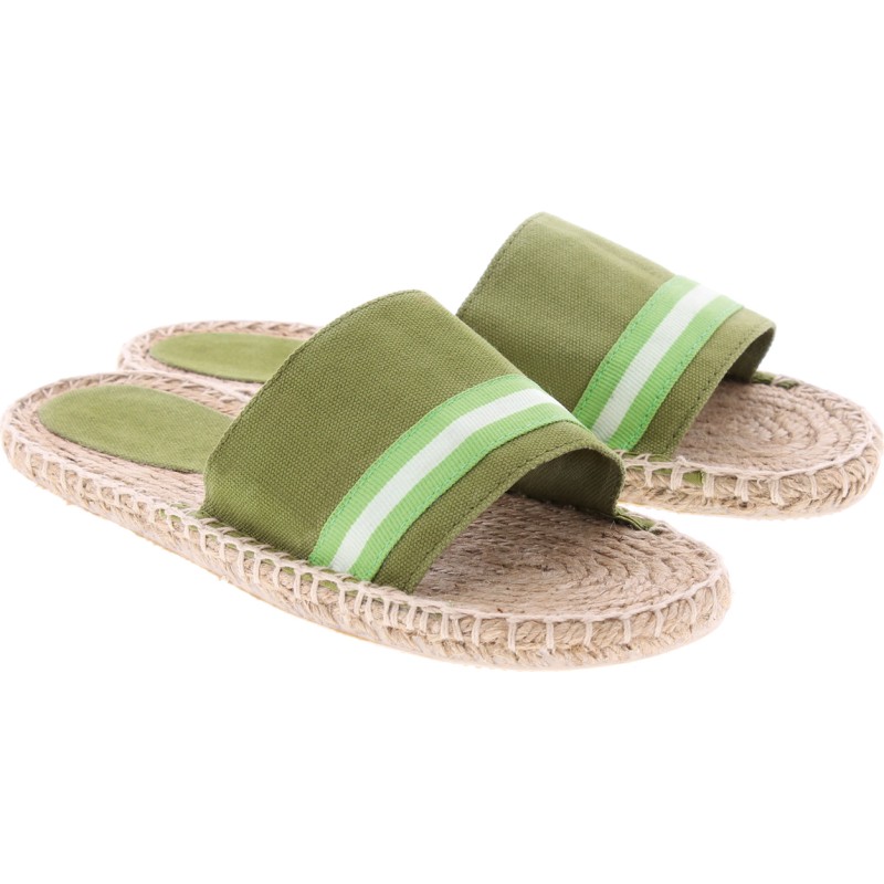 Sandale bicolore en coton