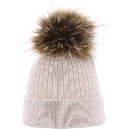 bonnet femme pompon herman