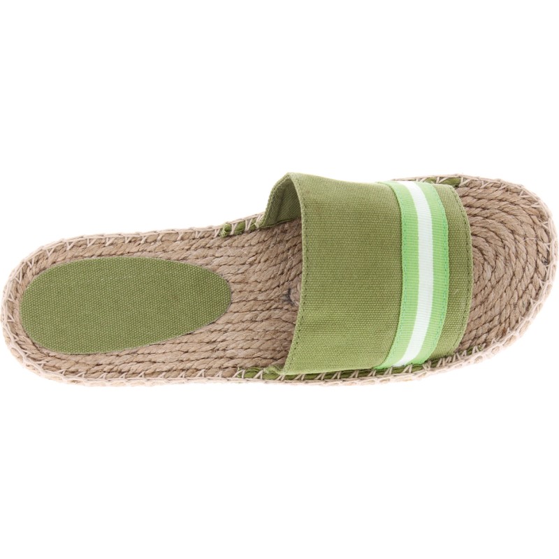 Sandale bicolore en coton Sandale bicolore en coton