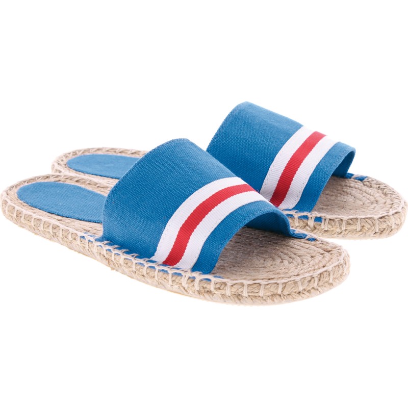 Sandale bicolore en coton