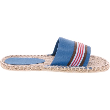 Sandale bicolore en coton