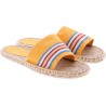 Sandale bicolore en coton