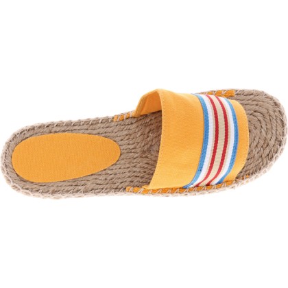 Sandale bicolore en coton
