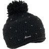 bonnet enfant pompon et strass