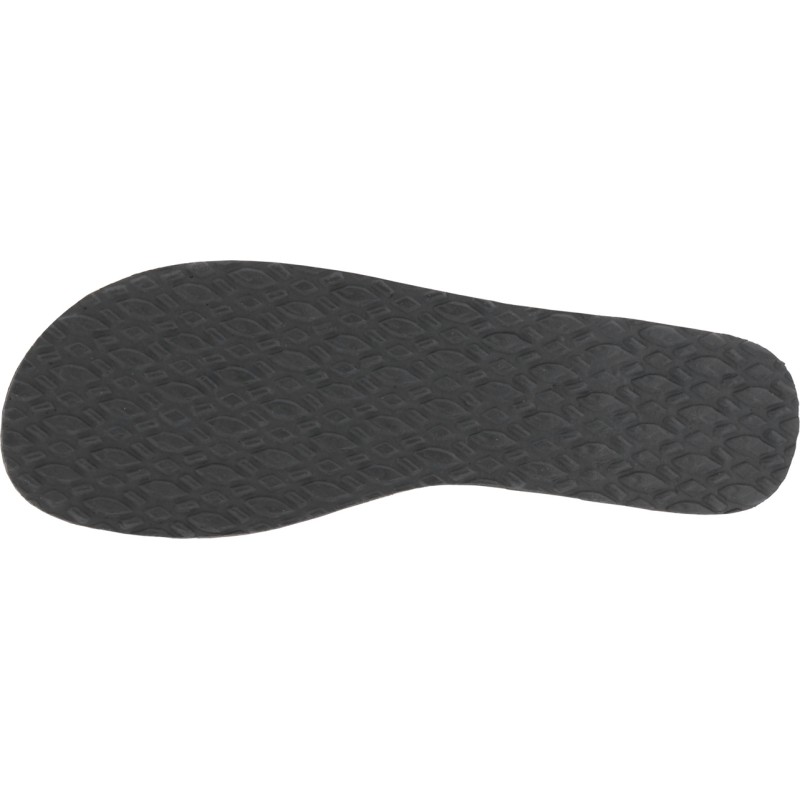 Tong à semelle type espadrille, tissu à motif Tong à semelle type espadrille, tissu à motif