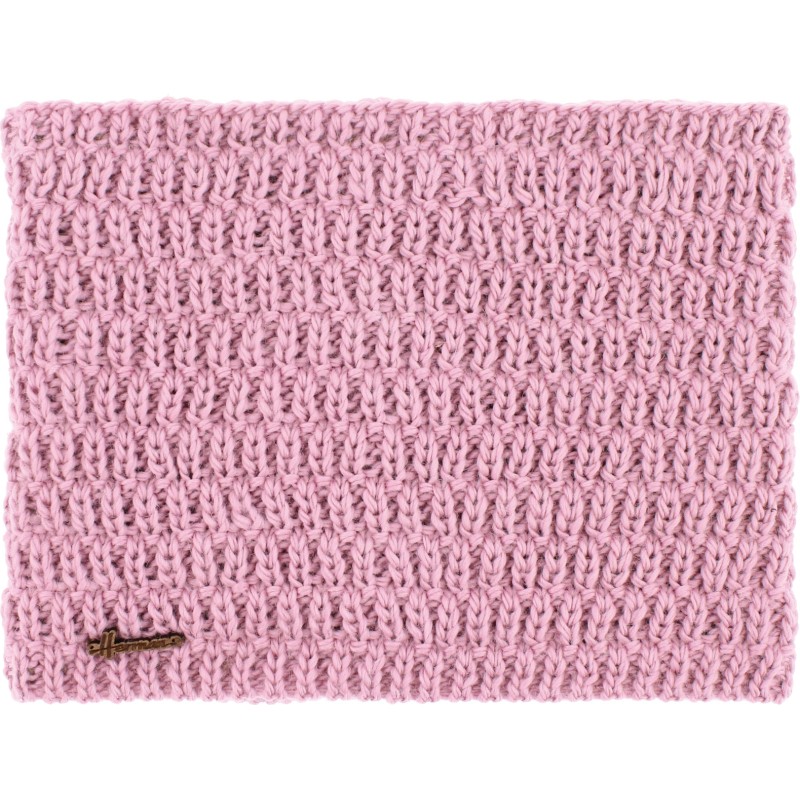 Tour de cou en maille unie doublé plush