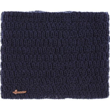 Tour de cou en maille unie doublé plush