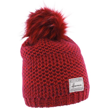 bonnet pompon femme
