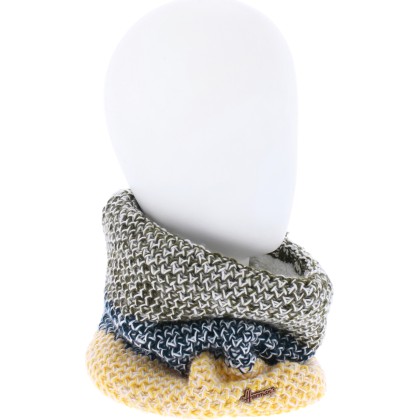 TOUR DE COU CHINE TRICOLORE DOUBLE PLUSH