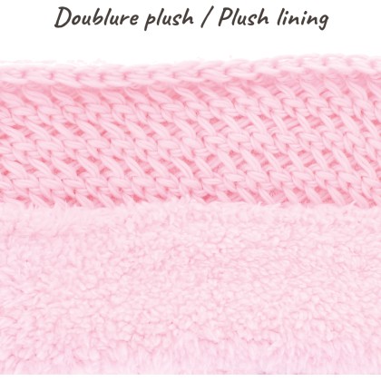 Tour de cou tricot oblique uni