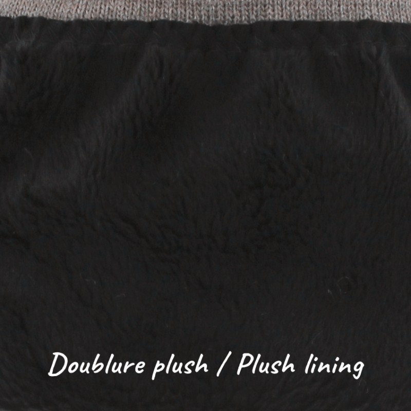 bonnet doublure en plush
