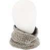 Tour de cou tricot oblique uni
