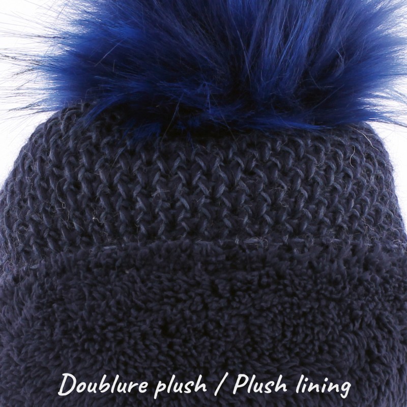 bonnet hiver avec doublure en plush bonnet hiver avec doublure en plush