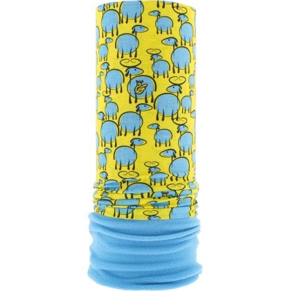 Multifonctionnal tube with fleece bottom