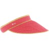 bicolour paper braid visor