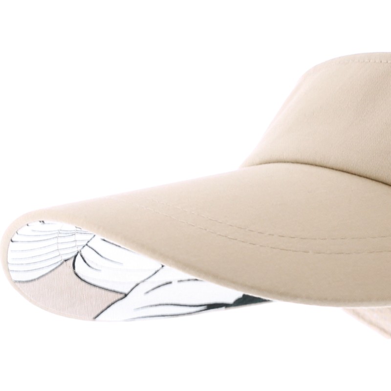 Plain color visor with tightening buckle Plain color visor with tightening buckle
