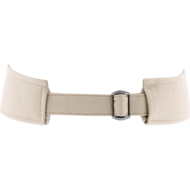 Plain color visor with tightening buckle Plain color visor with tightening buckle