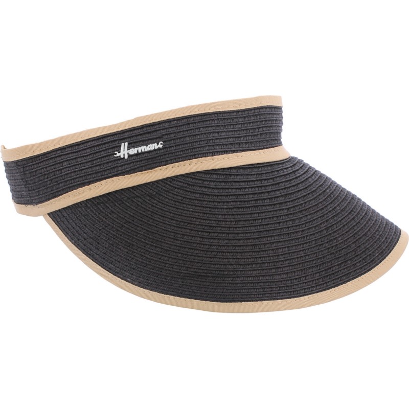 bicolour paper braid visor