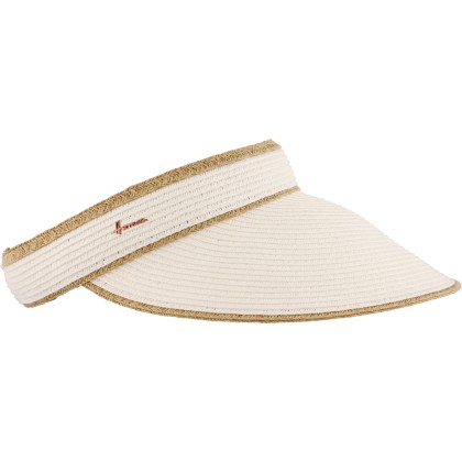 bicolour paper braid visor