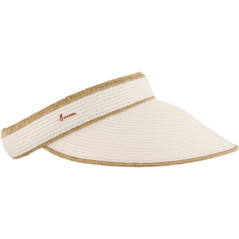 bicolour paper braid visor