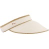 bicolour paper braid visor