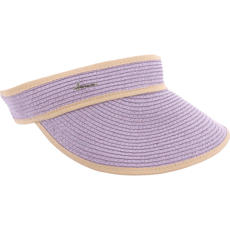 bicolour paper braid visor