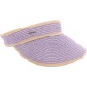 bicolour paper braid visor